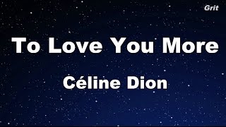 Download Lagu To Love You More Celine Dion Karaoke No Guide Melo... MP3 Gratis