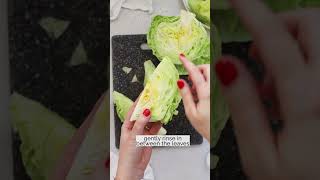 How To Wash And Cut Lettuce For Wedge Salad