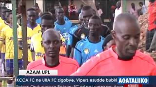 SPORTS: KCCA FC ne URA  zigobye,Vipers esudde bubiri