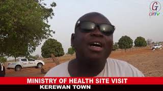 HEALTH MINISTRY'S SITE  VISIT TO NYAKOI KEREWAN