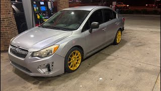 New rims for the Subaru Impreza !