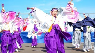 [4K]備前鳴子屋　銭形よさこい2017 ステージ会場（中央）