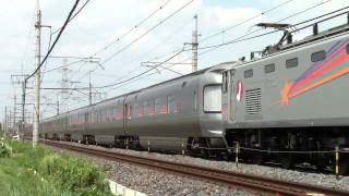 東北本線　遅れ8010レ　寝台特急カシオペア　ＥＦ510-509+Ｅ26系