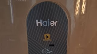 Haier Water Heater Demo