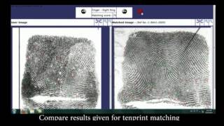 Automated Fingerprint Identification System (AFIS) with Voice Track