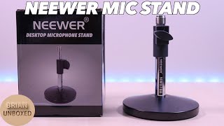 Neewer Desktop Mic Stand - Unboxing \u0026 Review