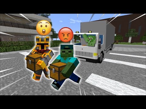 Mc Naveed And Mark Friendly Zombie Become Delivery Drivers - mc naveed roblox zombie