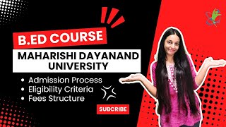 MDU B.Ed Course: B.Ed From MDU, Rohtak :Approvals, Eligibility Criteria, Fees!