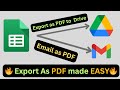 Export Google Sheet as PDF and Email It #googlesheets #appsscript