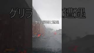 Heavy Rain Showers (Dashcam) #shorts