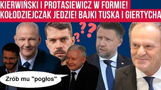 Kierwiński i Protasiewicz w formie! Kołodziejczak jedzie! Bajki Tuska i Giertycha! | Polityczna Kawa