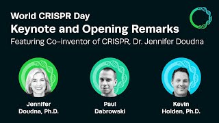 Welcome & Keynote at World CRISPR Day 2020