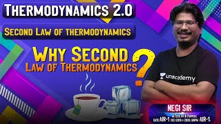 Why Second Law of Thermodynamics? |  Law of thermodynamics  | Thermodynamics 2.0 |  AIR-1  #NegiSir