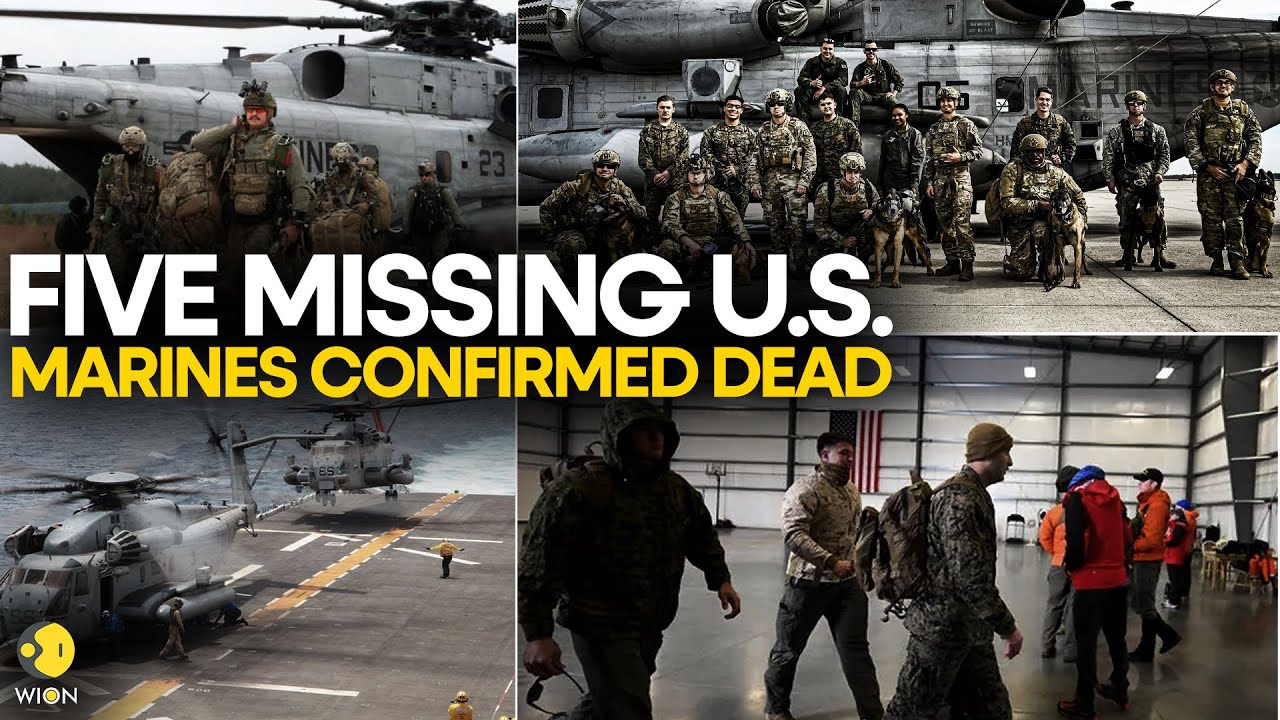 Five Missing US Marines Confirmed Dead After Helicopter Crash In ...