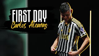 Carlos Alcaraz is one of us ⚪⚫ | His first day at Juventus - Behind the scenes 🎬