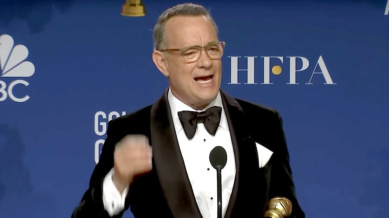 Tom Hanks - Cecil B. DeMille Award | Golden Globes 2020 Full Backstage ...