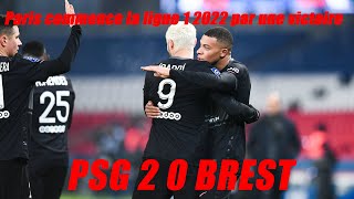 Résumé du Match PSG Brest : le PSG retrouve enfin la victoire en ligue 1