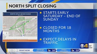 North Split closure begins this weekend