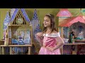 Princess Aurora Opens Magnificent Disney Princess Set Cinderella Castle and Under the Sea Castle