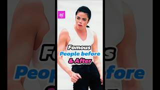 Famous People Now vs Then transformation(pt 1)💔 #celebrity #transformation