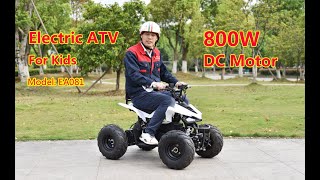 48V 800W Electric Quad Biek ATV with DC Brushless Motor EA0811