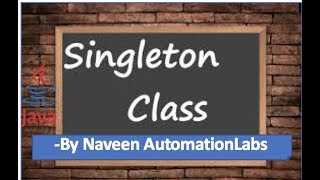 SingletonDesign Pattern In Java || How to achieve Singleton In Selenium WebDriver