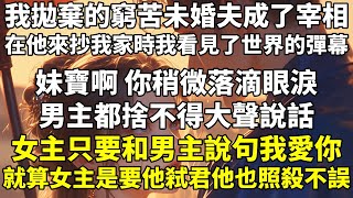 我拋棄的窮苦未婚夫成了宰相。在他來抄我家時，我看見了世界的彈幕：【妹寶啊，你稍微落滴眼淚，男主都捨不得大聲說話。】