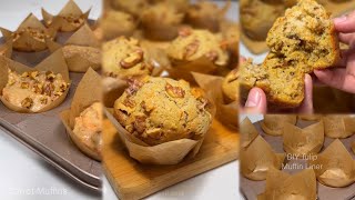 CARROT MUFFIN Recipe with DIY Tulip Muffin Liner