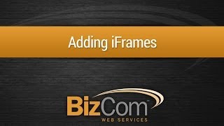 Adding iFrame