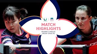 Chen Xingtong vs Sabine Winter | Match Highlights | #ITTFWORLDCUP 2025