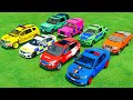 TRANSPORTING DACIA, FORD, BMW, VOLKSWAGEN, RANGE ROVER DEPARTMENT WITH MAN TRUCKS! FS22