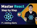 Adding Alerts to Login, Signup & Notes Component of iNotebook | Complete React Course in Hindi #71