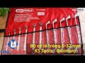 Bộ cờ lê tròng nghiêng 75 độ (Double ring spanner) Germany KS Tools 517.0222