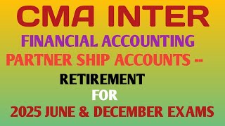 CMA INTER FA PARTNER SHIP ACCOUNT PART 8 ,PRO NO P NO 294 LECTUTES TELUGU