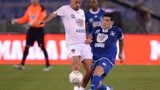 Diego Maradona Kicked off at Juan Sebastian Veron During Game for Peace