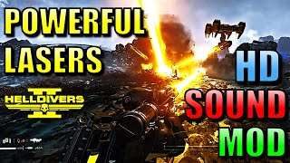 I made LASERS sound COOL & POWERFUL in Helldivers 2 - Mod Showcase