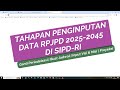 Tahapan Penginputan RPJPD 2025-2045 di SIPD-RI Full