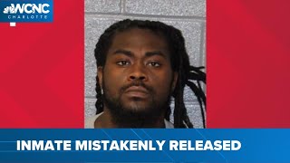 Mecklenburg County inmate released from jail by mistake, sheriff says