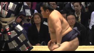 Kyokushuho vs Tokitenku Day 3 Sumo Haru Basho March 2014