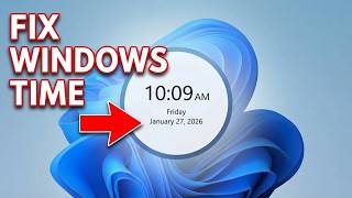 How To Fix Time and Date Not Updating in Windows (Time Always Wrong)