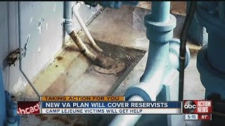 Reservists sickened at Camp Lejeune get benefits