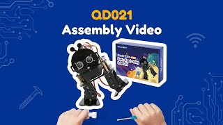 Unboxing and Build Tutorial of QD021 ESP32 Bionic Biped Robot STEM Kit | ACEBOTT