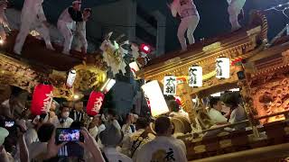 令和5年度東大阪市長瀬神社夏祭り本宮 大蓮 衣摺手打ち