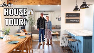 *FINAL* HOUSE TOUR!!🏠 COMPLETE HOME MAKEOVER IN 2 MONTHS | HOUSE TO HOME Honeymo