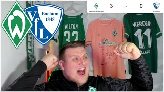 SV Werder Bremen - VfL Bochum / Ducksch Freistoßtor zum 3-0 Heimsieg für Werder !