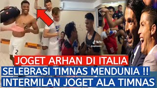 Viral Hingga Ke Italia! Joget Ular Ala Marselino Dan Pratama Arhan Ditiru Club Sepakbola Intermilan