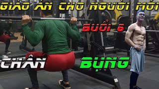 Lịch tập và giáo án cho người mới tập Gym | Buổi 6 : Chân - Bụng | Nguyễn Hoàng Gym