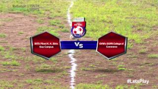 RFYS: Goa College Boys - BITS Pilani K. K. Birla vs GVM's GGPR College of Commerce Highlights