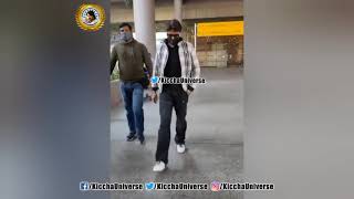 Kichcha Sudeep Swag Entry at Mumbai Airport