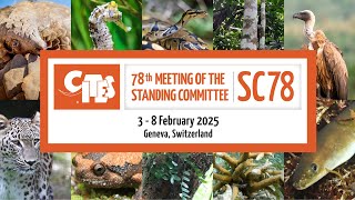 78th Meeting of the CITES Standing Committee - Afternoon (February 04)